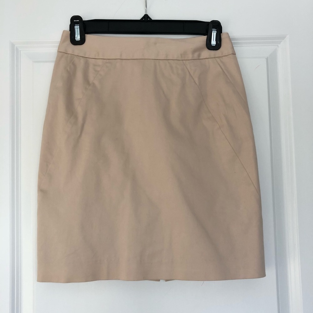 Bebe Tan Pencil Skirt